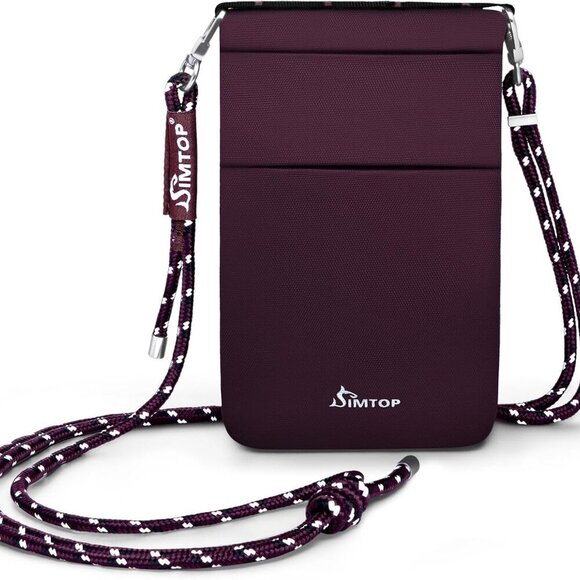 Mini Phone Purse Bag - Nylon Wallet & Crossbody Bags for Women with Adjustable S - Picture 1 of 7